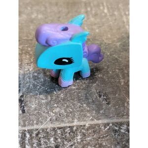 Mini purple blue pony horse doll accessory pet toy figure